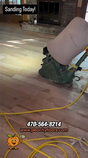 Sanding Day! 🪵 Bringing These Hardwood Floors Back to Life | North Atlanta, GA