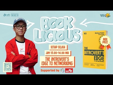 THE INTROVERT'S EDGE TO NETWORKING by MATHEW POLLARD! - BOOKLICIOUS Eps. 89 | 🔴LIVE STREAMING