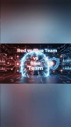 Red Team vs Blue Team: Who wins? 🔥 #cybersecurity #shorts