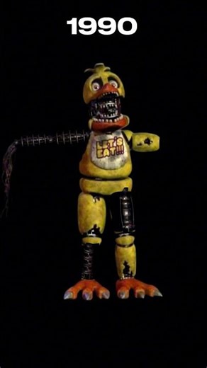 Withered Chica Over The Years (Hypothetical) #fnaf #fivenightsatfreddys #shorts