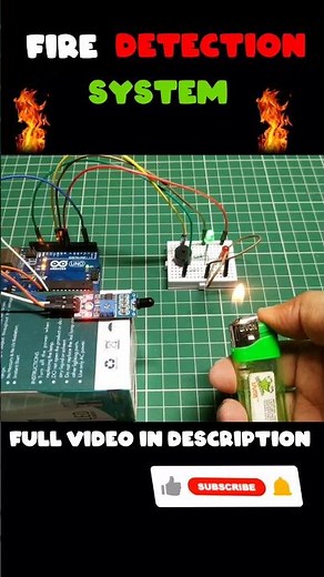 Fire Detector using Arduino #shorts #trending #arduino #fire