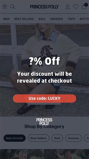 Feelin’ lucky?   Enter code LUCKY at checkout on Princess Polly  Your discount will be revealed at checkout  Valid until September 27, 2025 Try your luck and see how much you save on dresses, tops, and accessories. More deals: https://dpf.to/princesspolly-coupons #DontPayFull #PrincessPolly #Coupons #FashionDeals #SaveMoney | DontPayFull | Facebook