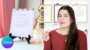 Make a Personalized Desk Calendar with Canva | Rebecca Wilson | Skillshare