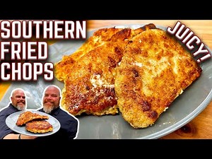 JUICY SOUTHERN FRIED PORK CHOPS ON THE GRIDDLE! PIT BOSS DELUXE