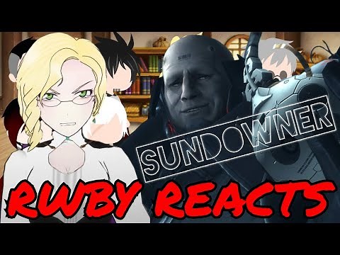 RWBY Reacts To Raiden Vs Sundowner - Metal Gear Rising: Revengeance - Chapter 4