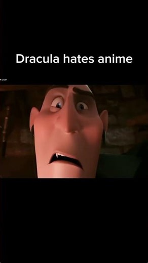 Dracula hates anime music #memes #funny #hoteltransylvania #shorts