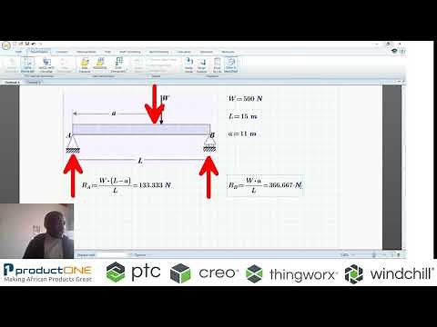 Beam loading calculation using Mathcad