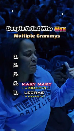 20 Grammys? 😯 Gospel artist with the most Grammys