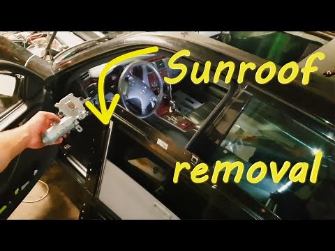 E class Sunroof Removal on W210 Mercedes E220 , E320, E270 CDI