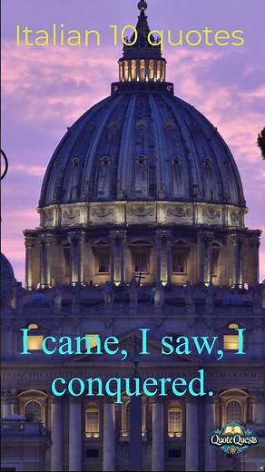 10 famous Italian quotes & meanings #shorts