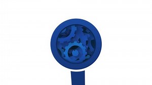 Blue Magnifying Glass Gears Abstract Technology Stock Footage Video (100% Royalty-free) 1016134831 | Shutterstock