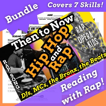 Hip Hop and Rap Music History Fun Friday ELA Middle School Reading Activities
