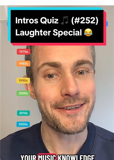 🚨BONUS INTROS QUIZ🚨 🎵 - Laughter Special 😂 (252) 10 songs featuring laughter in them - can you guess the artist, title, and decade for each? Bonus if you get the year exactly right! 🧠 #quiz #quizzes #music #quizchallenge #quiztime