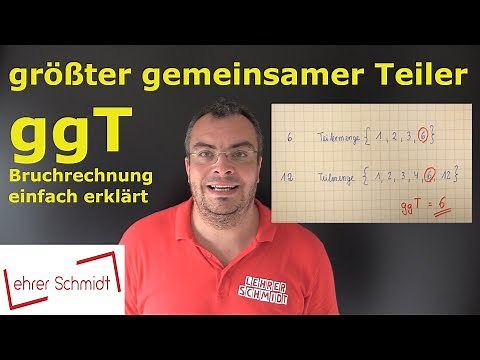 Greatest common divisor | GCD | Fractions – explained simply | Lehrerschmidt