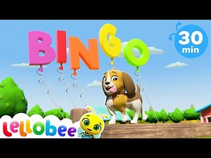 Bingo Song - ABCs and 123s | Learning Activities for Kids | Learn at Home | Nursery Rhymes | LBB