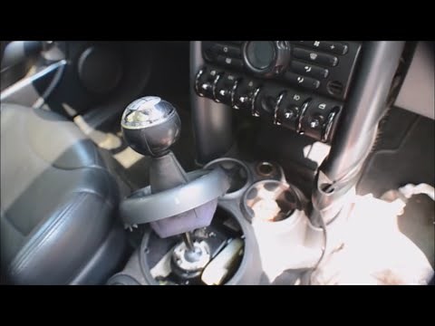 MINI Cooper S Shifter Squeak FIX / How To Access Shift Linkage Location