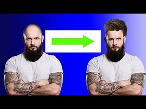 How to Change HAIRSTYLES in Photoshop/Photopea - Realistic Hair Swap Tutorial