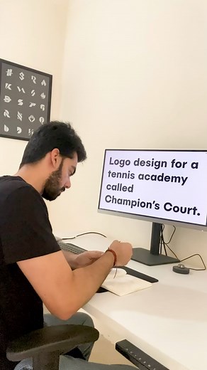 Keshav Grover on Instagram: "Logo design process for a tennis academy called ‘Champion’s Court’. This academy focuses on young players who want to compete on big stages and are serious about making tennis their career. . A simple, thoughtful and clean logo was required for this academy . . . . . . . . . . . . . #sportslogo #sportsacademy #sportsacademylogo #sportsbranding #tennislogo #tennisacademy #tennisacademylogo #logodesigns #branddesign #branddesigner #brandidentity #logoprocess #identityd