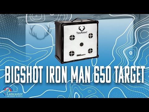 BIGshot Iron Man 650 TenPoint Edition Crossbow Target