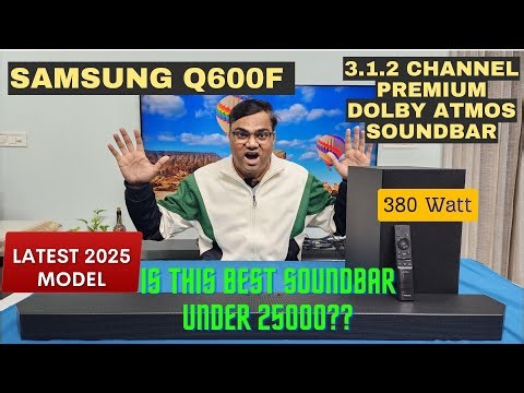 🔥SAMSUNG Q600F Soundbar Review (India)🔥 Dolby Atmos BASS Test & Q600F Vs B750F Comparison!
