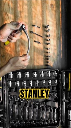 Every Click Matters 🔩 | 1/4-Inch Ratchet Socket Set #stanley #shorts