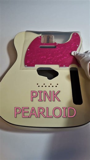 Choose your pickguard! Alabaster Telecaster Guitar Body