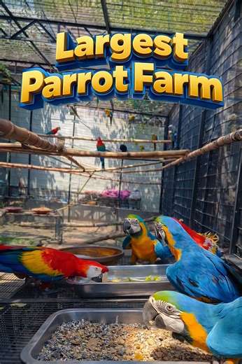 Welcome to the Largest Parrot Farm! ✨ A colorful paradise where hundreds of vibrant parrots live, fly, and thrive together. Experience the beauty, the energy, and the true magic of nature — all in one place. This is not just a farm… it’s a world of feathers and freedom. 🌿💛 #LargestParrotFarm #ParrotFarm #MacawLovers #ColorfulParrots #ExoticBirds #BirdAviary #ParrotLife #BirdLovers #FeatheredFriends #NatureBeauty 🦜✨ | Nihal Bird's Canvass
