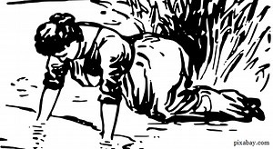 This Is The Old Fashioned Way To Wash Your Clothes In A Stream