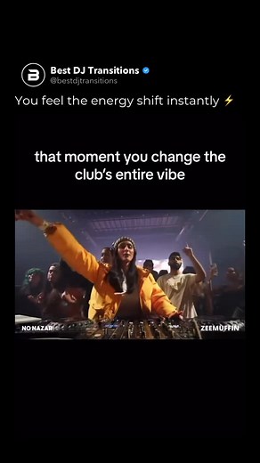 DJ Transitions | Tricks | Mashups on Instagram: "She understood the assignment 💃 ⚡ Join our community for more cool transitions! ⚡ Credit: girldjenergy on TikTok @zeemuffin #dj #mashup #remix #transition #mix #music #party #club #nightlife #wordplay"