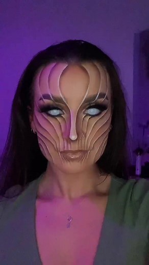 Gorgeous Alien Makeup Transformation by Faye Michelle