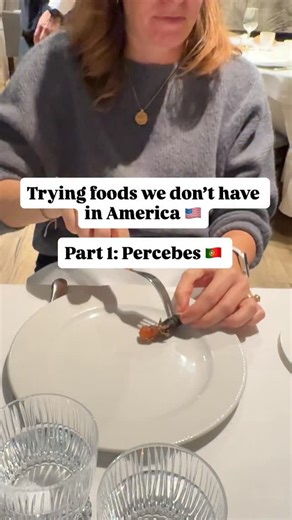 Alison | Family Travel Expert on Instagram: "Bom apetite! Would you try this? What else do I need to try that is not available in the United States to eat? Culture shocks portugal, Portuguese food, moving to Portugal, American in Portugal"