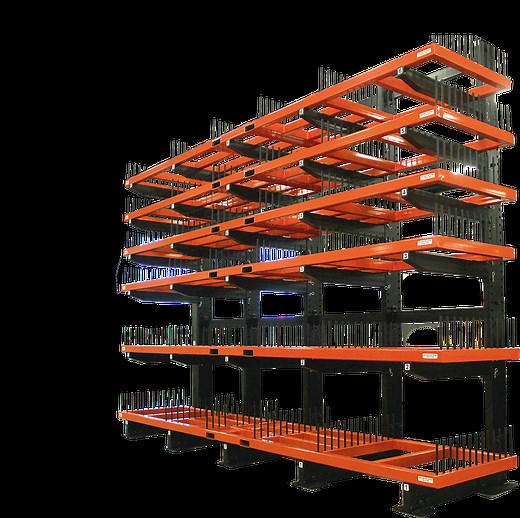 Tubing Storage | Bar Stock Storage | Big Steel Rack