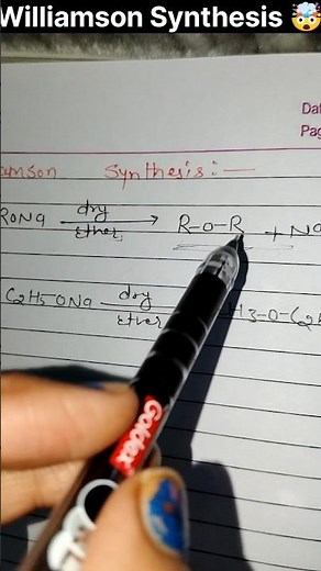 #thomasshelby “Williamson Ether Synthesis: The Ultimate Shortcut to Ethers!” #shorts#viral #trend