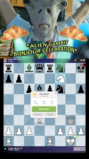 Alien Gambit Bonjour Variation ft. Alien 👽
