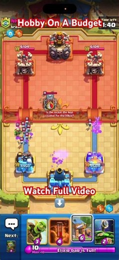 #765 #rocket #xbow #chaosmode #clashroyale #hobbyonabudget #mainaccount #shorts