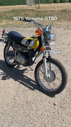 1975 Yamaha GT80 Mini Trail Motorcycle Overview