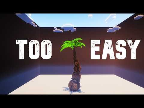 The Easiest Way To Build In Minecraft - Palm Tree