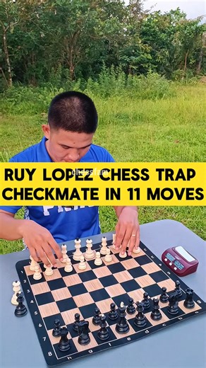 202K views · 1.3K reactions | Ruy Lopez Chess Trap I Checkmate in 11 moves. #chess #Lifestyle | ChessFam | Facebook