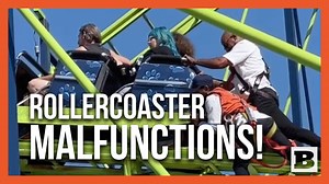 SCARY: Wildcat roller coaster riders got the thrill of a lifetime when their adventure came to a sudden stop. | Breitbart