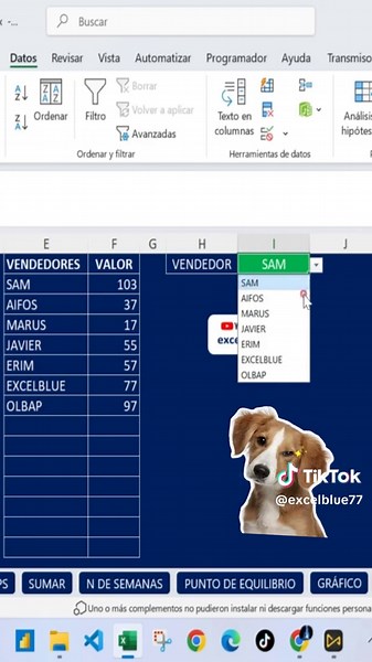 Consejos Rápidos para Excel: Agrupando Nombres