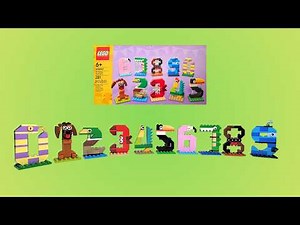 LEGO Birthday Numbers Unboxing and Building