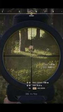 Hunting a Northwestern Wolf in Way of the Hunter 2 | Big Game Apex Predator Hunt WOTH2 #Shorts