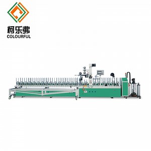 [Hot Item] PVC and Veneer Laminating Profile Wrapping Machine
