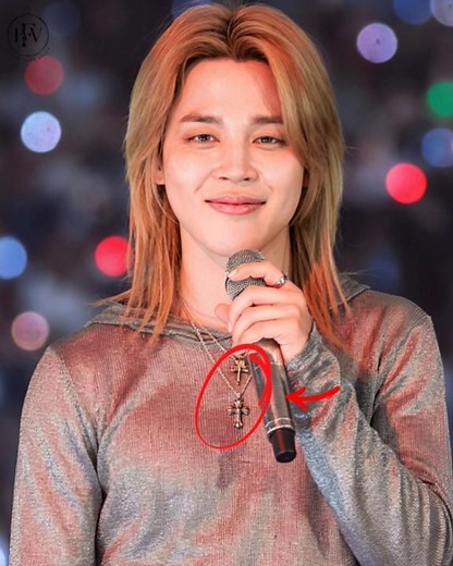 😱 BTS Jimin's $1,800 Chrome Hearts Cross Necklace at ARIRANG Munich Concert #bts #jimin #parkjimin