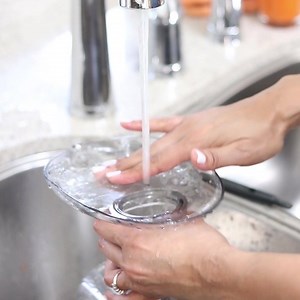 2.4K views · 41 reactions | Cleaning your Omega Juicer is simple. Disassemble your juicer. Clean using the provided scrubbing brush and dry. ⁠ ⁠ If you juicer's parts have a build-up, soak in warm soapy water with peroxide (or Cascade) overnight. Then use the scrubbing brush to remove the buildup. | Omega Juicers | Facebook