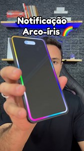 Notificação arco-íris 🌈 #dicas #celular #truques #dicasdecelular | Gui Cassiri