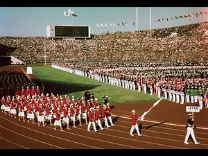 Opening Ceremony Olympics Tokyo 1964 東京オリンピック入場式