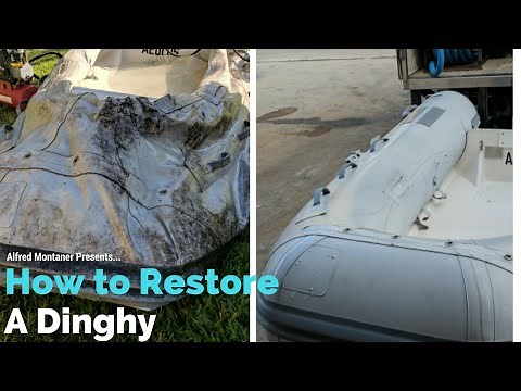 Inflatable Boat cleaning and Repair ( Part 1)