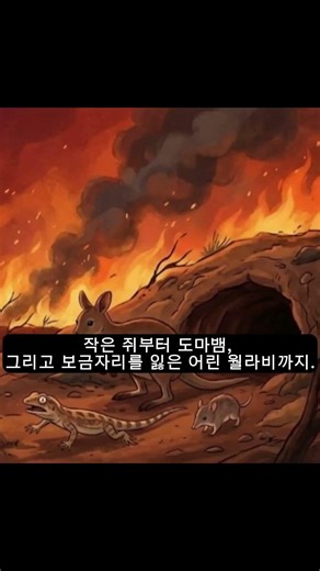 호주 대산불의 작은 영웅, 웜뱃