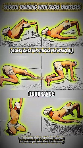 Kegel exercises for men: control can be trained too 🎯